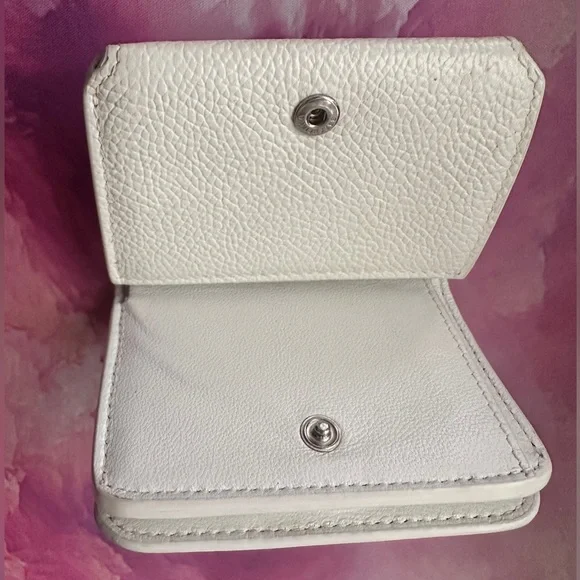 Balenciaga Compact Wallet (EUC; White/Silver) - Picture 11 of 16